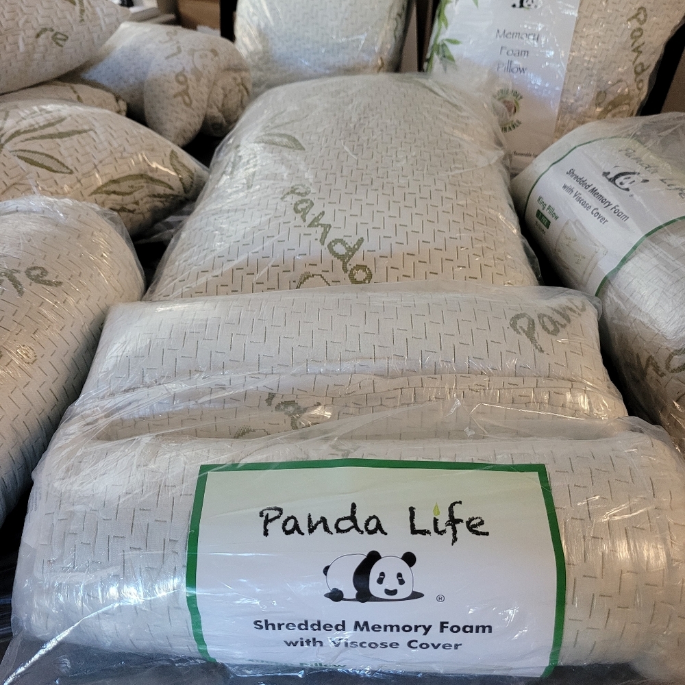 Bamboo #310 Jumbo King Pillow 9" Thick Firm Shredded Memory Foam Costco - Picture 13 of 15